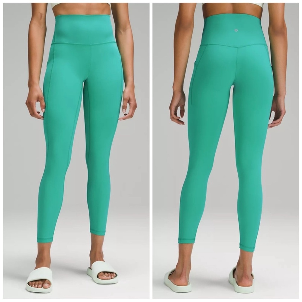 Lululemon Align Pant 25” * Pockets* Size: 8 in Kelly Green
